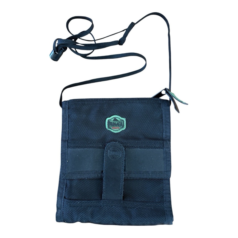 Kelty Pangaea Continental Drifter Black Messenger Crossbody Bag Travel Wallet